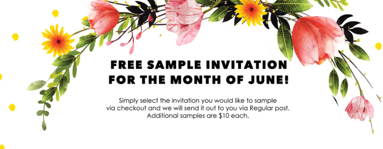 free sample invitation