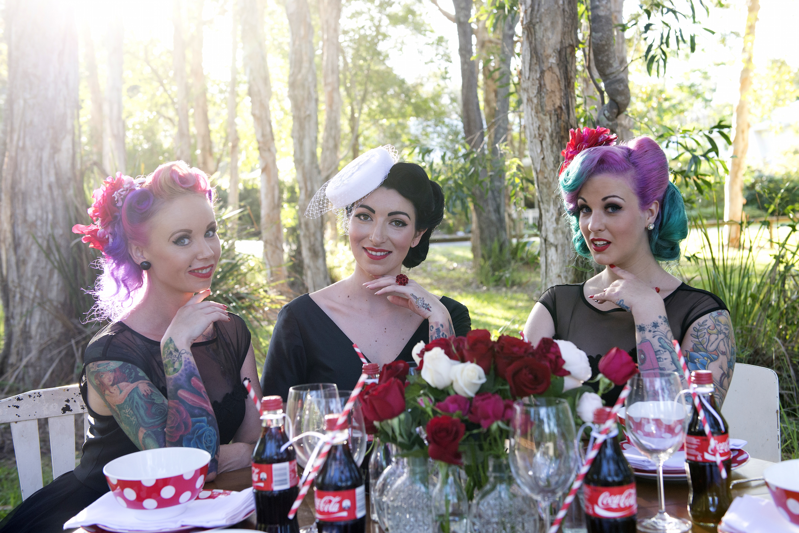 Vintage fashion inspired Bridal Party 