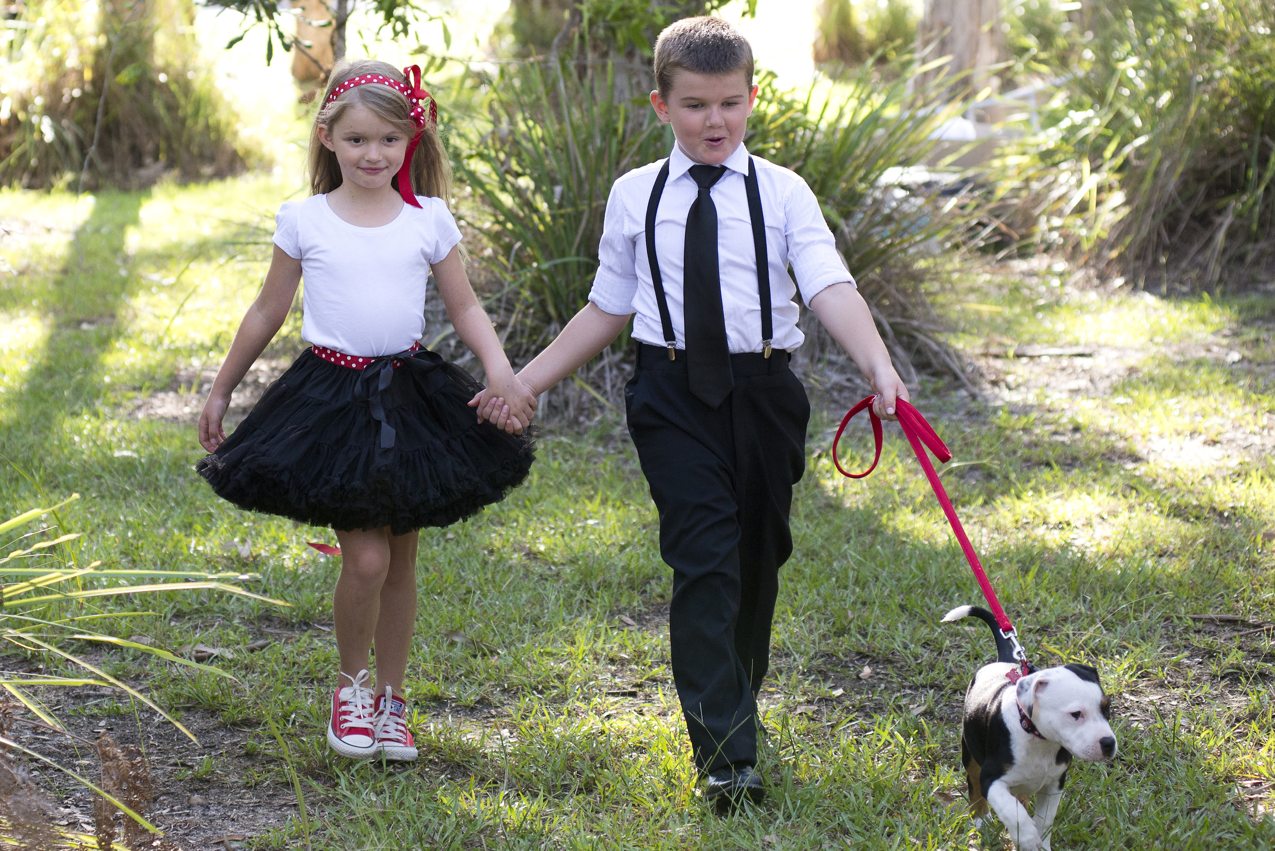 Flower girl and Page Boy Vintage fashion inspired