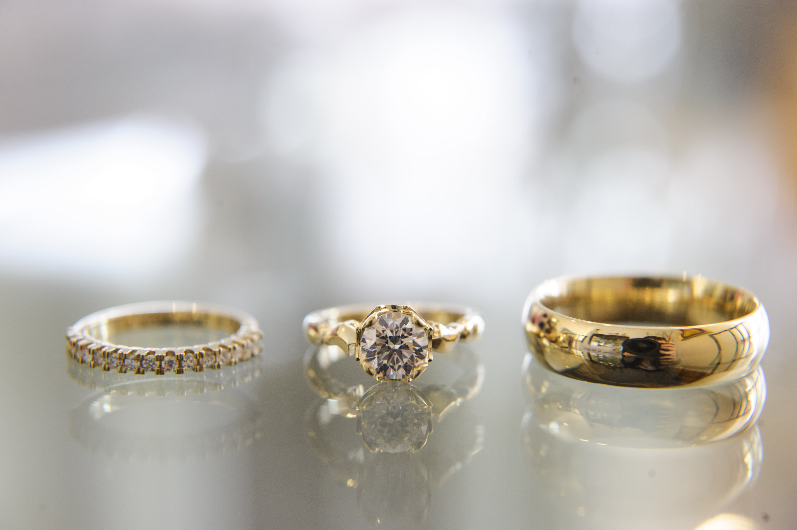 Fairytale bridal rings